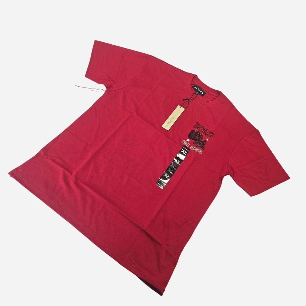 Reason Move In Silence Red T-Shirt - XL
